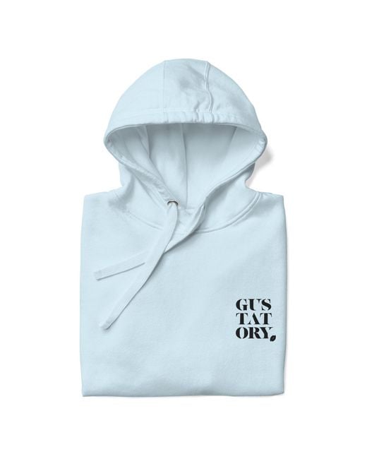 Anchor and Crew Blue Sky Gustatory Amsterdam Coffee Scene Cotton Blend Embroidered Hoodie
