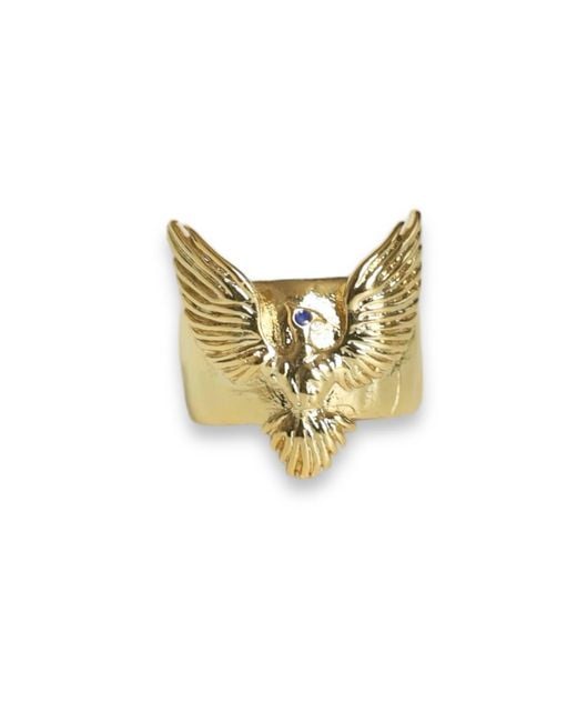 Jagged Halo Jewelry Yellow Phoenix Ear Cuff