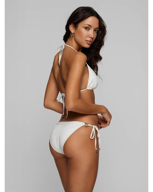 Baíah White Elba Bikini Bottom