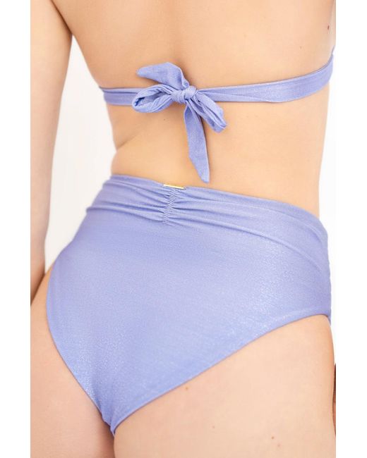 Leyla Maya Ltd Purple Annie & Paloma High Waisted Bikini Set