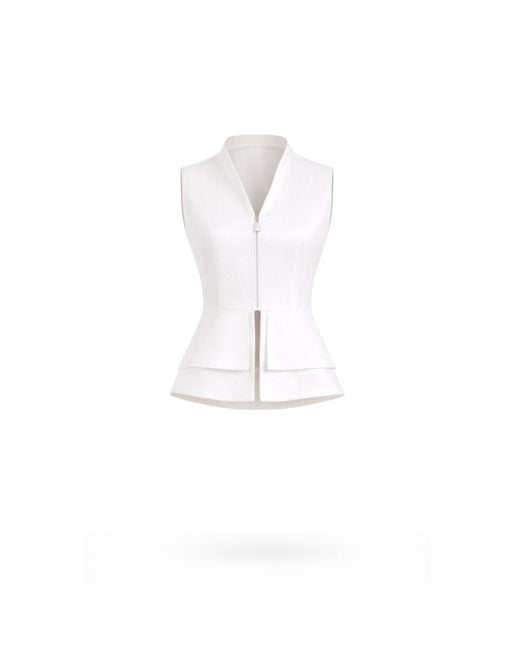 Lumina Eligma White Construct Vest Suit Ensemble