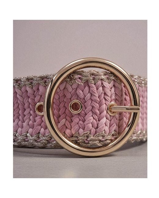 Nooki Design Pink Shannon Elasticated Summer Belt