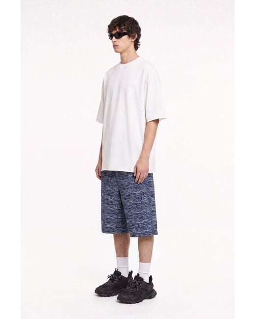 mysimplicated Blue Storm Waves Denim Shorts