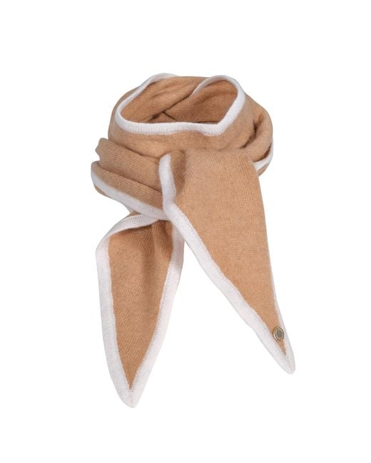 tirillm Brown Ayla Small Neck Scarf