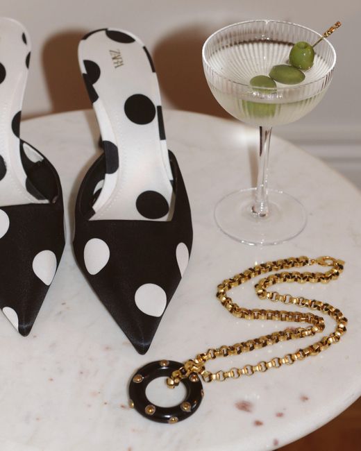 Sccollection Metallic Riley Studded Disk Necklace
