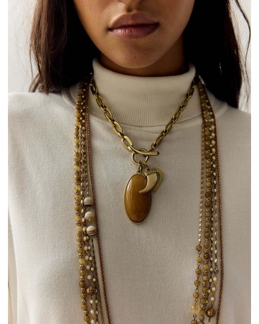 Sita Nevado Metallic Big Lulu Necklace