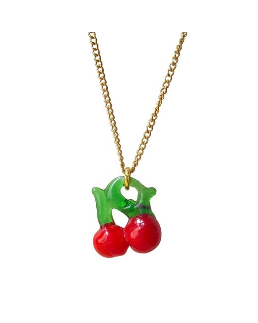 Smilla Brav Metallic Cherry Necklace