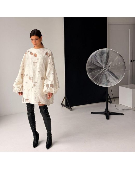 Nola White Malin Dress