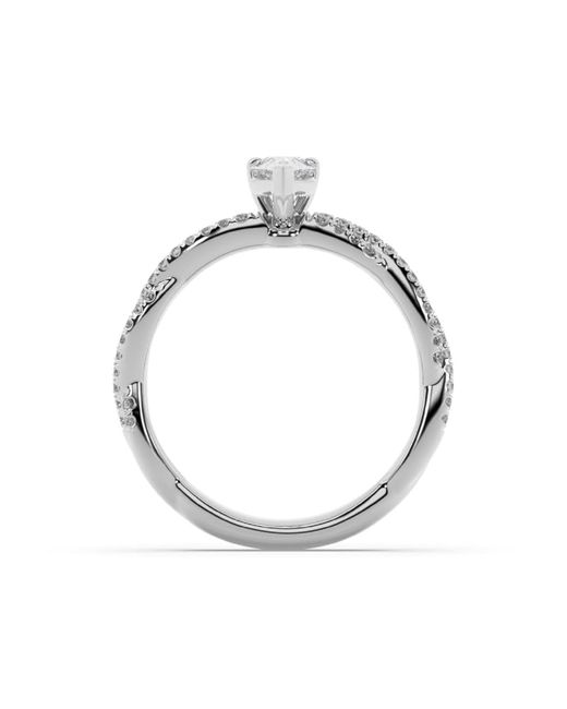 Artisan White 14K With Pear Cut Lab-Grown Diamond Cocktail Ring