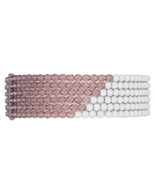 Fairchild Baldwin Pink Masai Choker Necklace