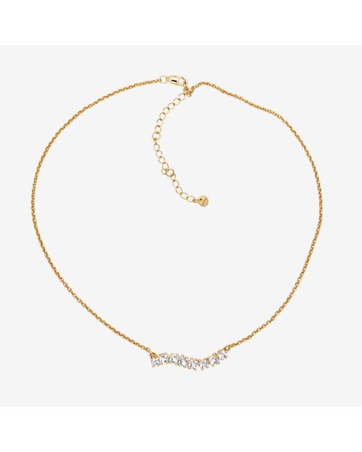 Uchi and Soto Metallic Nami Stone Wave Necklace