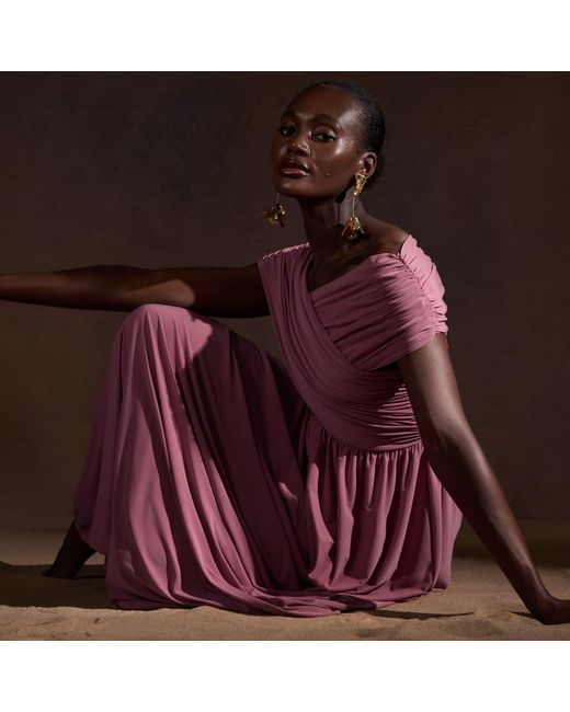 Celestine & Mae Purple Sidra Maxi Dress