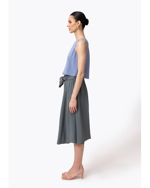 Narvan Gray Rojeen Skirt