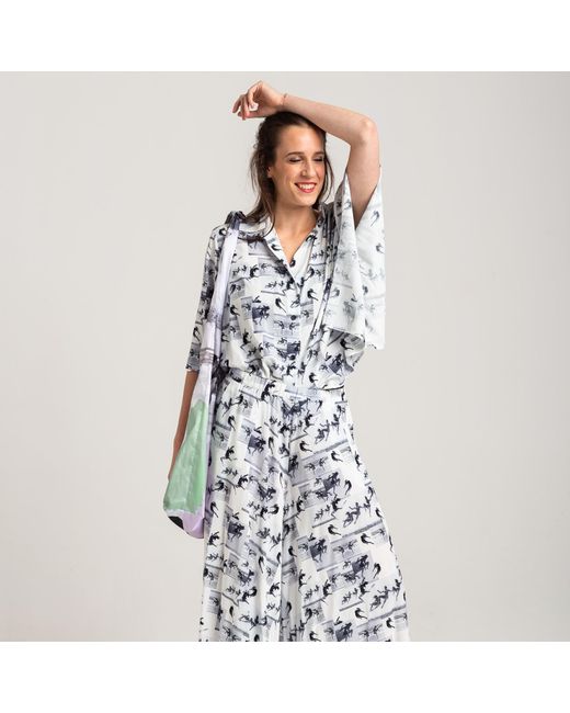 ARTISTA Blue Ask Blouse