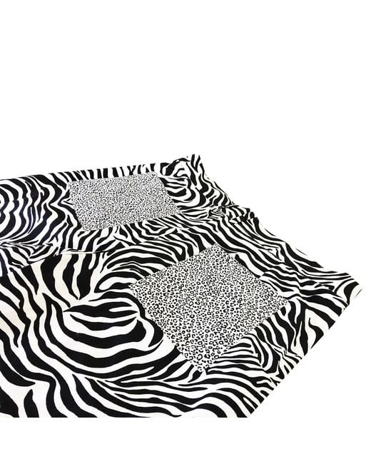 Quillattire Multicolor And Zebra Print Short for men