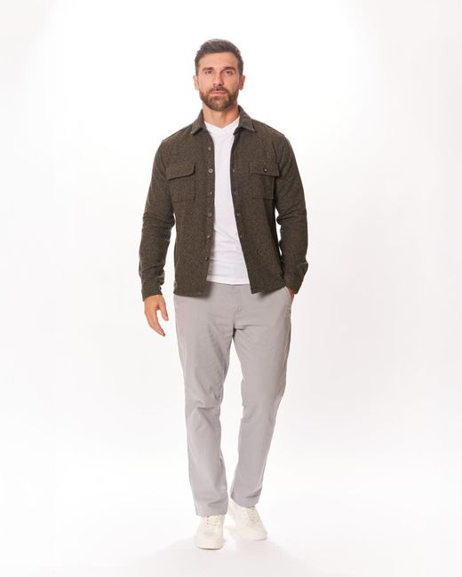 Vustra Gray Shadow Shacket for men