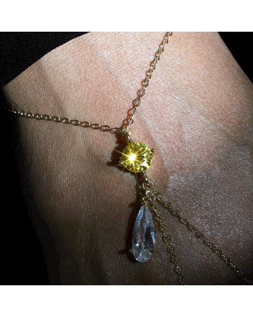 Studio Baloge Metallic Lumina Hand Chain