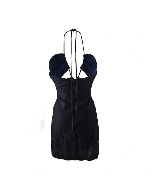 Laura Daili Blue Linen Dress