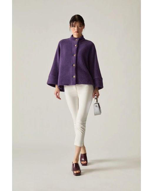 James Lakeland Purple Batwing Jacket
