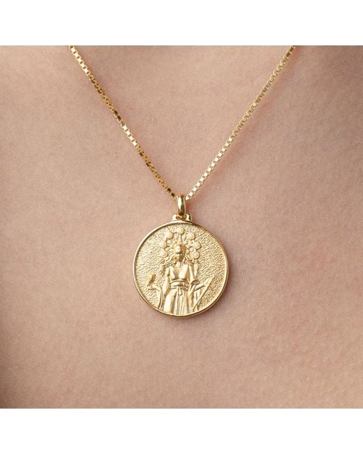 Vermaye Switzerland Metallic Circe Necklace Vermeil Boxchain