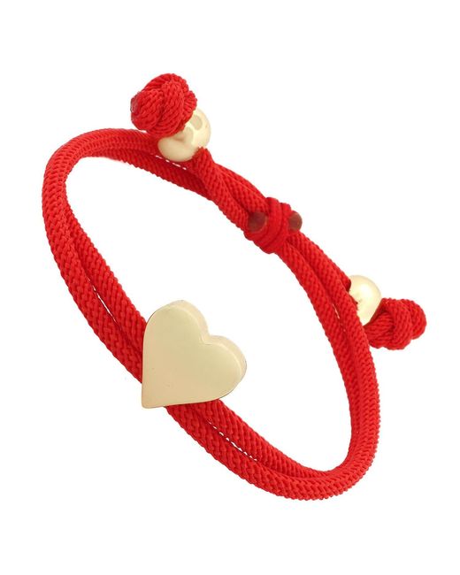 Ebru Jewelry Sacred Heart Cord Adjustable Bracelet