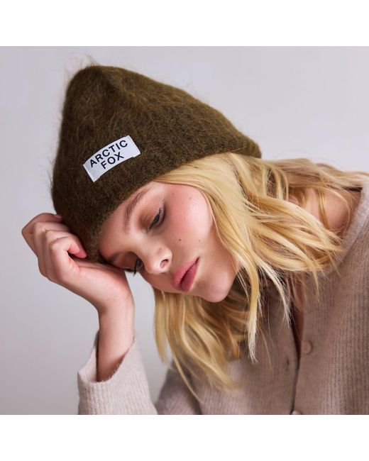 Arctic Fox & Co. Green The Mohair Beanie