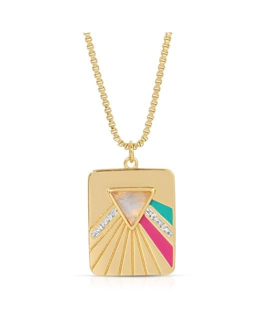 Glamrocks Jewelry Metallic Bright Side Necklace
