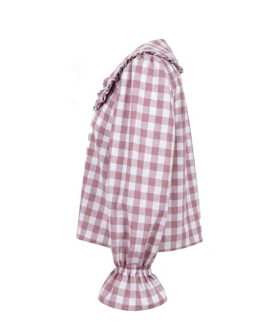 The Well Worn Pink The Luna Blouse – Gingham