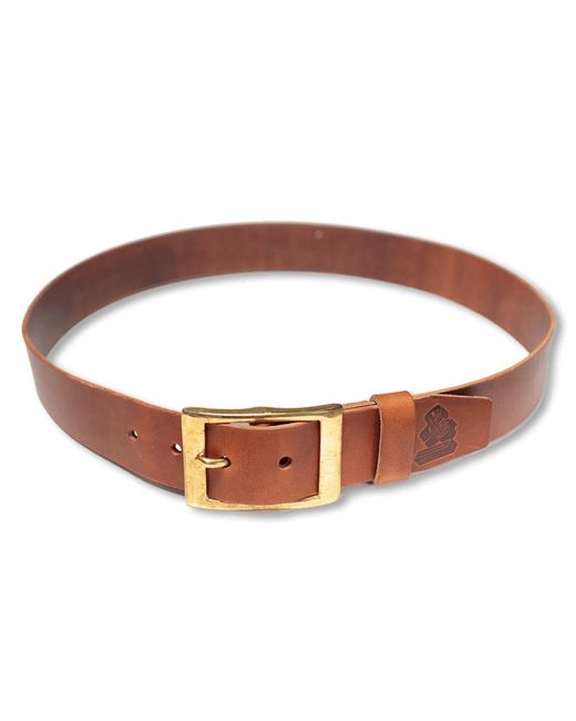 &SONS Trading Co Brown Neutrals &Sons Tan Leather Belt for men