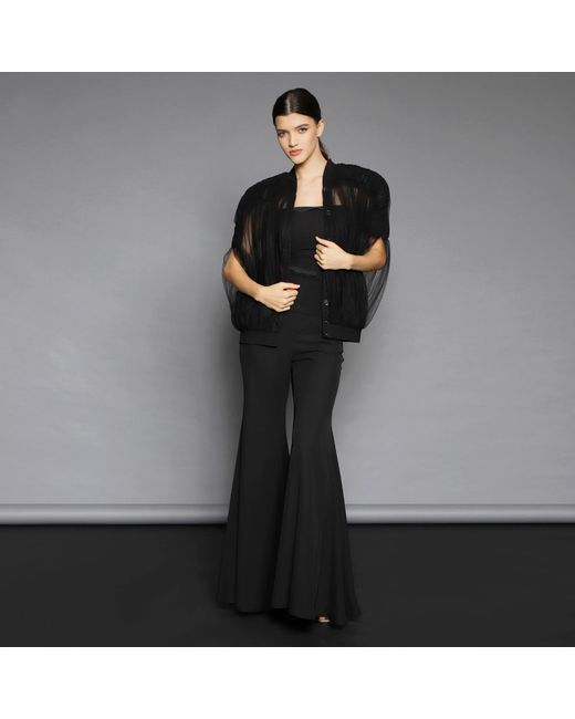 Silvia Serban Black Flared Pants