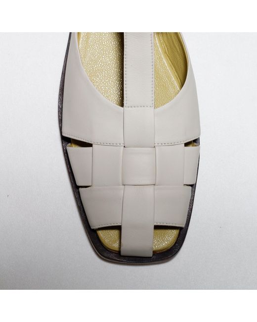 Mafalda Metallic Georgia Off- Sandals