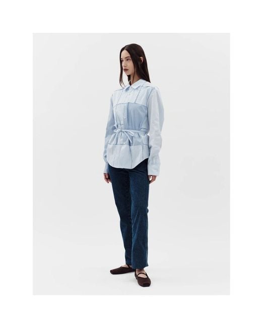 Jakke Blue Tie Shirt