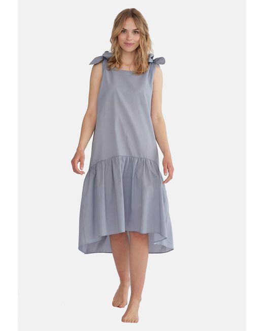 GROBUND Gray Dress Dagmar