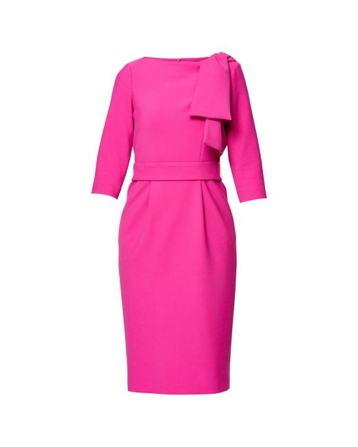 Helen Mcalinden Pink Esme Cyclamen Dress