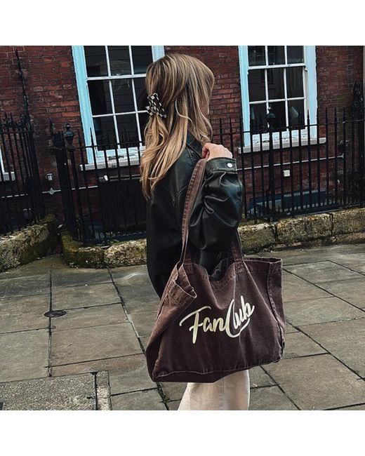 Fanclub Brown The Everyday Core Washed Mocha Tote Bag