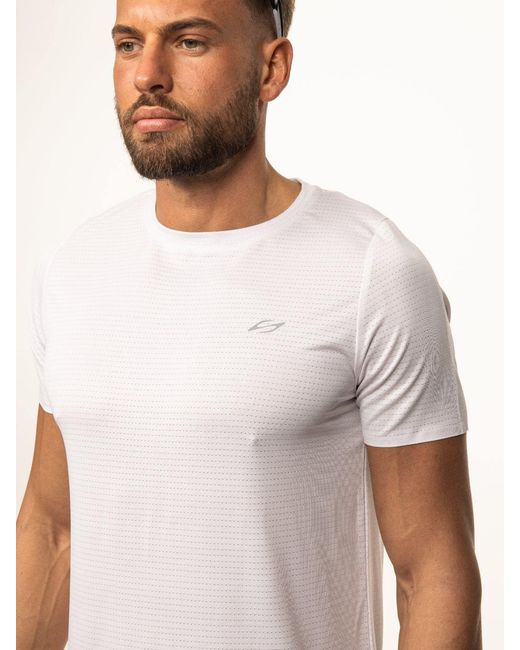 Saved Lab White Performance Tee for men