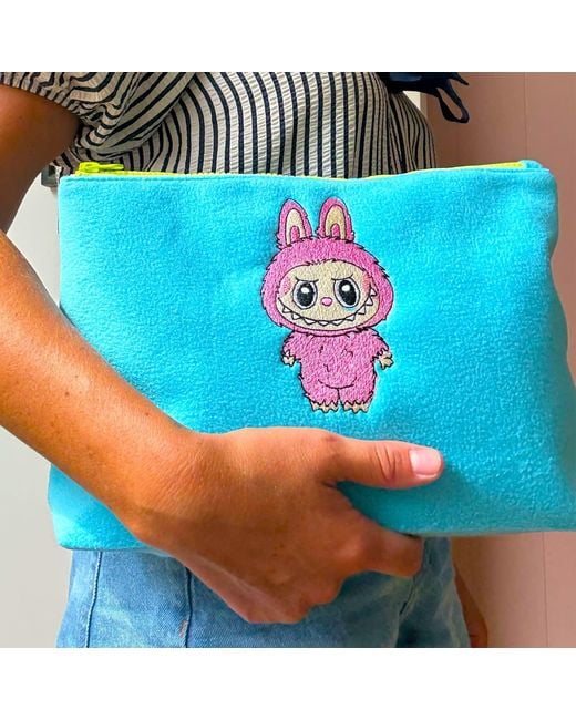Lilly Loves Blue Monster Inspired Travel Pouch