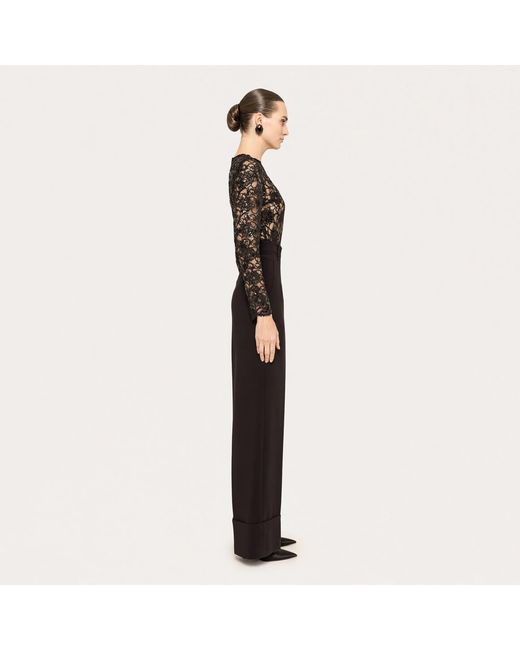 Nissa Black High-Waisted Pants