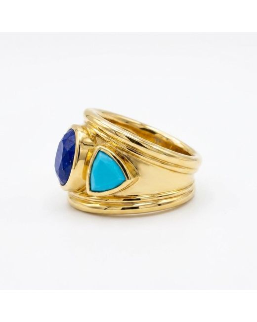 GEM BAZAAR Blue The Pharaoh Ring