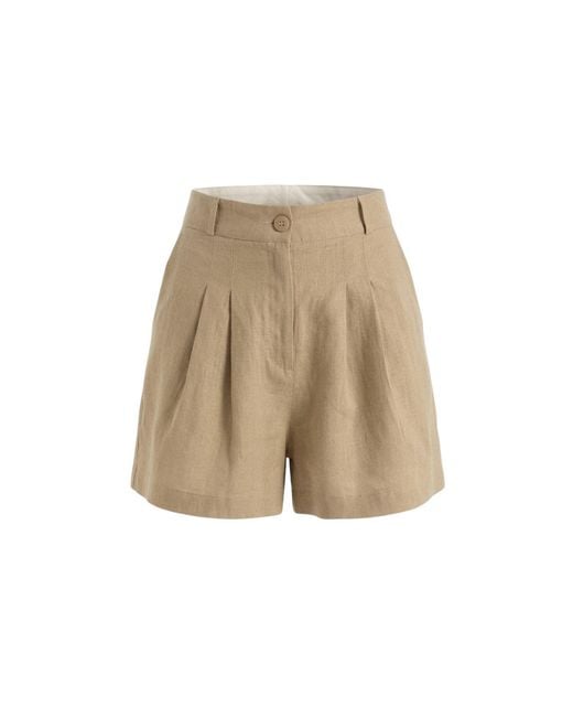 Monlicia Natural Neutrals Reve Linen Short