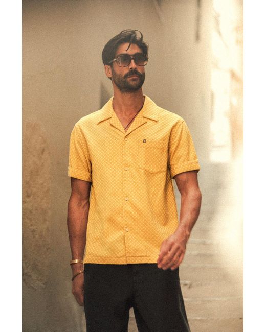 &SONS Trading Co Yellow Vista Shirt for men