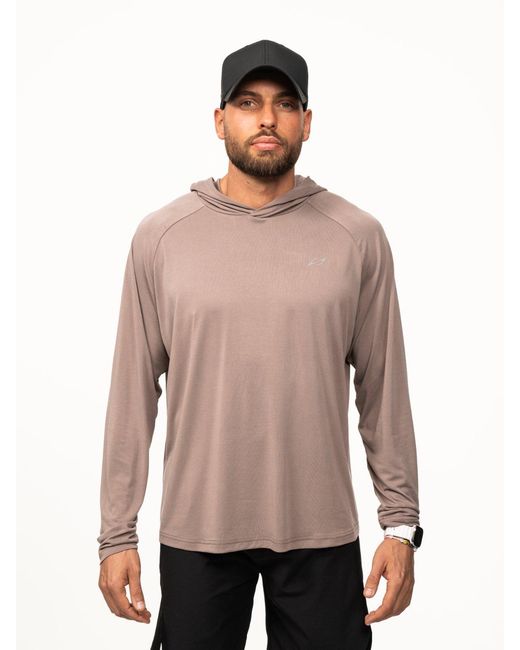 Saved Lab Brown Neutrals Light Hoodie for men