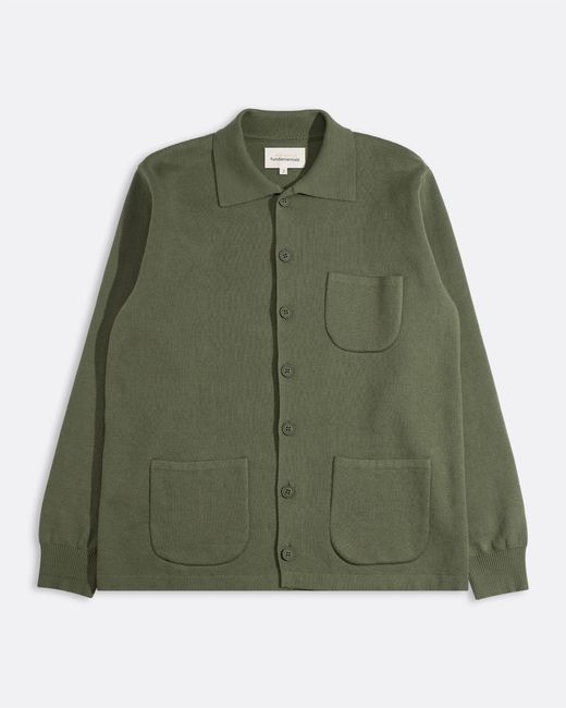 Far Afield Green Station Cardigan for men