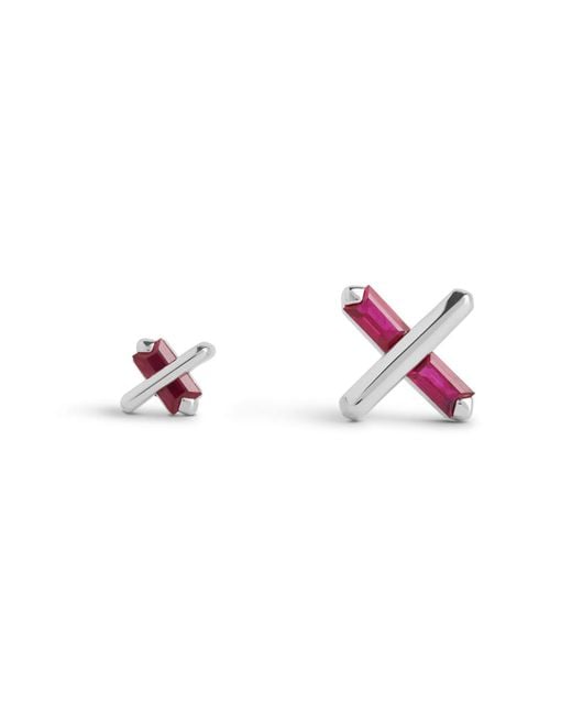 Kasun Pink Butterfly Kiss Earrings