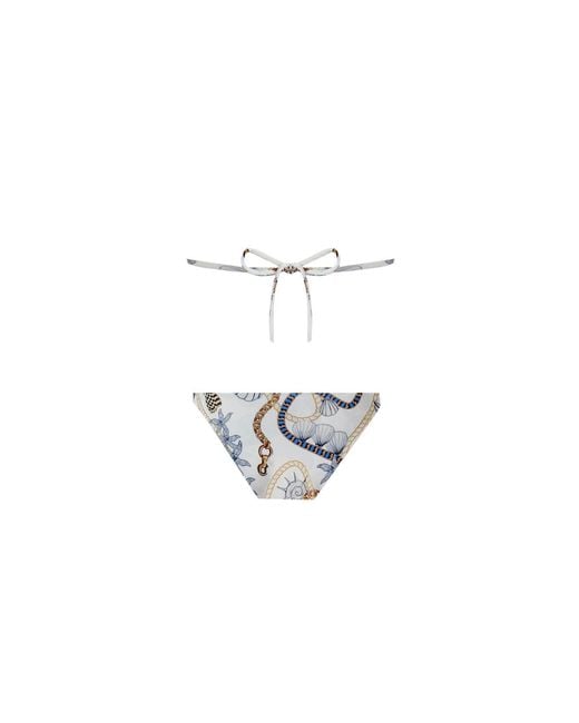 Nur Karaata White Triangle Tropezienne Bikini Set