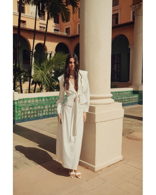 Luum White Aranci Blouse
