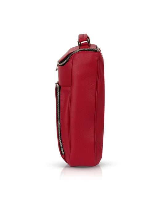 Luis Steven Red Medium Laptop Pack