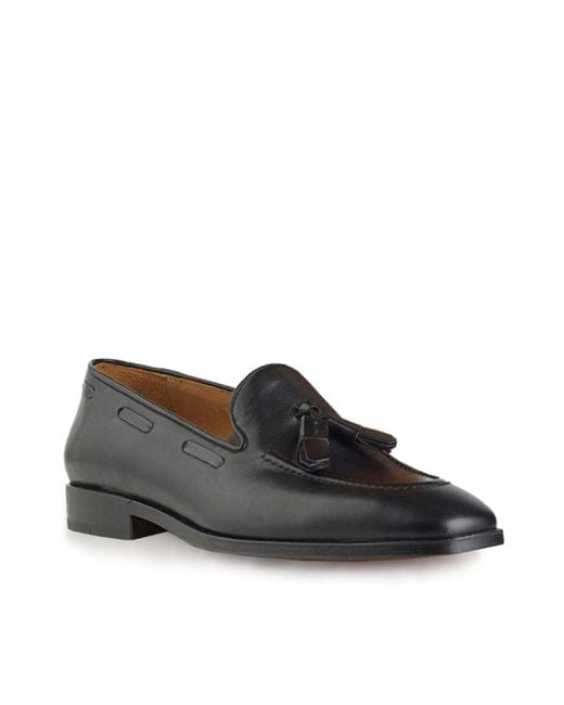 Mariano Shoes Black Sagres Loafers for men