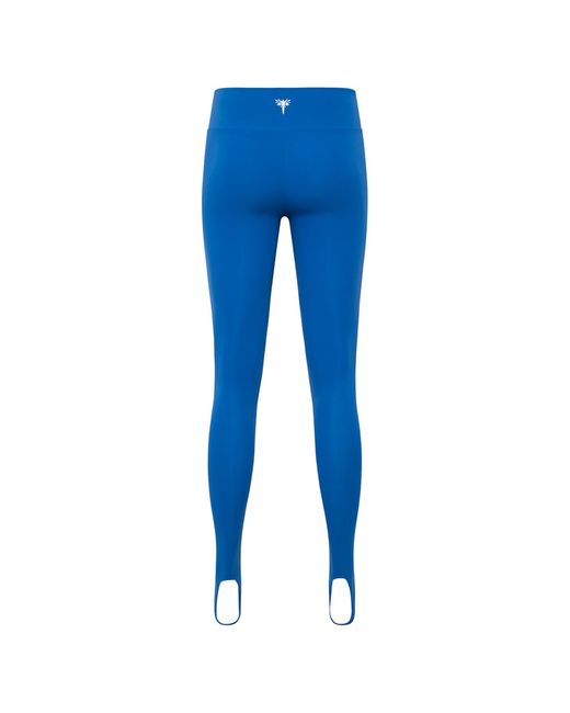 Yes Flâneuse Blue Tony High Wasted Leggings With Foot-Strap Classic