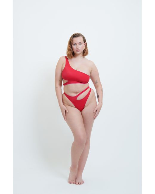Haus of Mclees Pink Reversible Ace Bikini